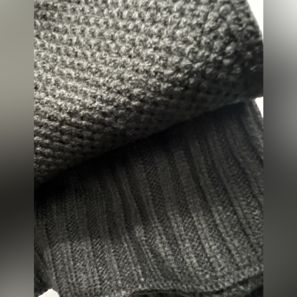 DKNY Black Knit Hat and Scarf Set - Picture 5 of 5